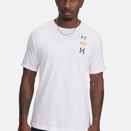 UNDER ARMOUR Brand Logo Printed Loose Fit Sports T-shirt-picture-42