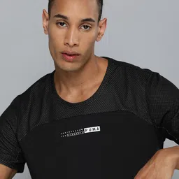 Puma DriRelease Brand Logo Printed Mesh Training T-shirt-image-78