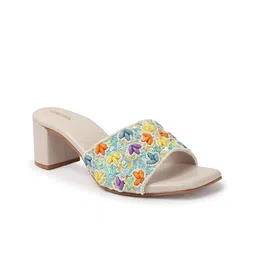Anouk Colourblocked PU Block Sandals image 5