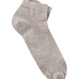 Birkenstock Men Regular Width Pack Of 2 Beige Solid Ankle-Length Socks image 2