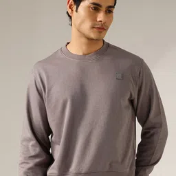 MODERN CREW Ace Luxe Men Solid Relaxed Fit Sweatshirt-picture-43