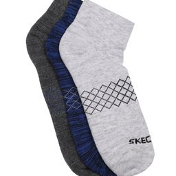 Skechers Men Set of 3 Patterned Ankle Length Socks image 3