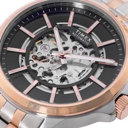 Timex Men Skeleton Dial & Analogue Automatic Motion Powered Watch - TWEG290SMU05 image 2