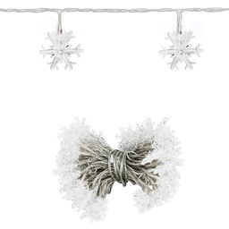Archies White Solid Snowflake Shaped String Lights image 3