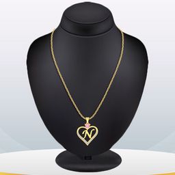 Lila Gold-Plated Heart Shaped Pendants with Chains-image-62
