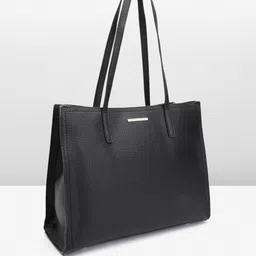 French Connection Textured Structured Shoulder Bag image 5