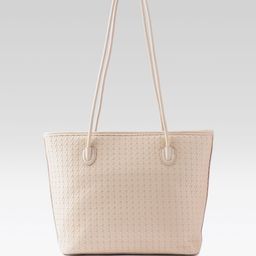 Mast & Harbour Textured Structured Shoulder Bag With Scarf image 3