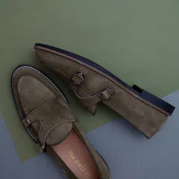 Big Fox Men Lightweight Suede Monks-image-59