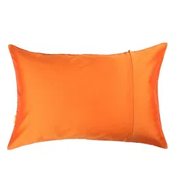 ANS Orange & Red Set of 3 Striped Rectangle Cushion Covers image 2