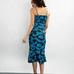 Stylecast X Hersheinbox Tropical Print Empire Midi Dress image 4