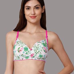Samvar Pink Cotton Non-Wired Non Padded Minimizer Bra-picture-18