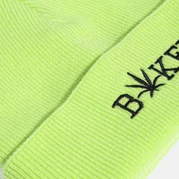 Kook N Keech Unisex Green Self Design Beanie image 5