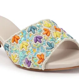 Anouk Colourblocked PU Block Sandals image 3