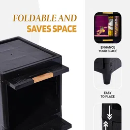 RUBOXA Black 5 Pieces Regular Drawer Organisers image 3