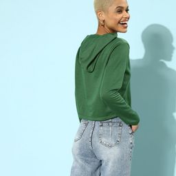 KASSUALLY Women Gorgeous Green Conversational Christmas Update Sweatshirt image 2