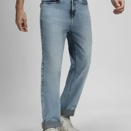 Dennis Lingo Men Mid-Rise Heavy Fade Clean Look Straight Fit Jeans-image-58