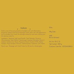 Indrani Cosmetics Natural Glow Gold Cream - 50 g image 3