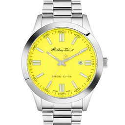 Mathey-Tissot Swiss Made Special Edition Analog Yellow Dial Men's Watch - H455J-47