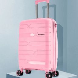 Nasher Miles Paris Textured Hard-Sided Cabin Trolley Bag- 55 cm-56