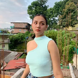 STREET 9 Women Alluring Turquoise Blue Solid Top-image-85