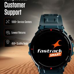 fastrack Xtreme Pro 1.43 AMOLED Display BT Calling AOD SOS Health Suite IP68 Smart Watch image 5