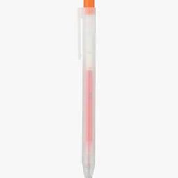 Smooth Gel Ink Ballpoint Pen Knock Type 0.5mm Orange-32