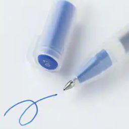 Gel Ink Ballpoint Pen Cap Type 0.7mm Blue-40