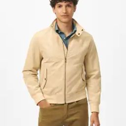 Harrington Jacket in Cotton Blend-picture-48