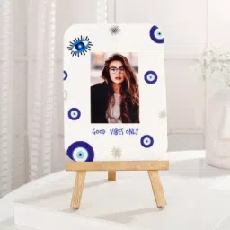 Good Vibes Only - Personalized Photo Frame With Wooden Stand-30