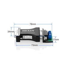 HEXIN RS232 to RS485 serial port Data interface adapter Converter image 4
