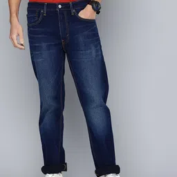 Levis Men 513 Slim Straight Fit Heavy Fade Stretchable Jeans-picture-25
