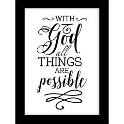 TIED RIBBONS Inspirational Framed Poster With Black Frame-image-54