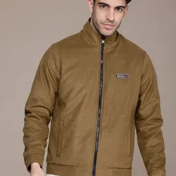 The Roadster Life Co. Reversible Mock Neck Bomber Jacket-35