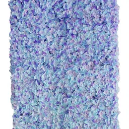 TIED RIBBONS Blue Solid Artificial Hydrangea Flower Panel-3