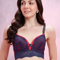 DressBerry Floral Full Coverage Lightly Padded Bralette Bra DRM-DB-MK27A image 3