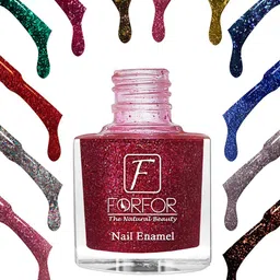 FORFOR High Shine Set Of 10 Glitter Nail Polish-5ml Each- 89-90-91-92-93-94-95-96-97-100 image 4