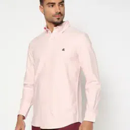 Regular Fit Shirt with Button-Down Collar-image-7