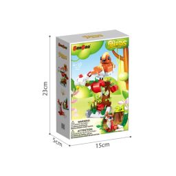 BanBao Animal Building Blocks Colorful Robin and Small Fox Building Toy -RS7497BanBao Animal Building Blocks Colorful Robin and Small Fox Building Toy -RS7497 image 4