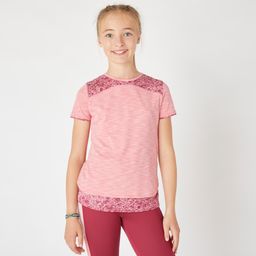 Girls Double Layered T-shirt S500 - Pink-picture-9
