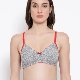 Clovia Grey Non Wired Non Padded Everyday Bra-image-70