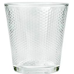 Femora Clear Glass Diamond Checkers Juice Glasses (300 ml) - Set of 4-image-90