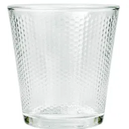 Femora Clear Glass Diamond Checkers Juice Glasses (300 ml) - Set of 6-image-36