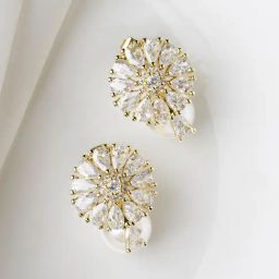 Joker & WItch Silver Drop Chic Drop Drop Earring-36