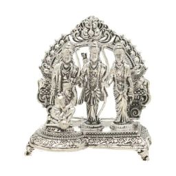 Sri Jagdamba Pearls 0.8 Silver Ram Pariwar Divine Idol - 53 gm-image-53