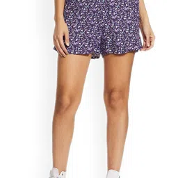 Sera Women Floral Printed Shorts-picture-10