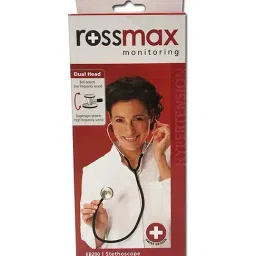 Rossmax EB200 Dual Head Stethoscope (Black)-24