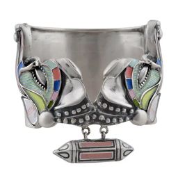 Tribe Amrapali Chandrika Elephant Taveez Cuff-35