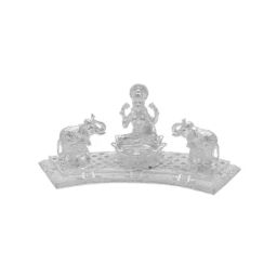 Sri Jagdamba Pearls 0.8 Silver Lakshmi Divine Idol - 35 gm-image-16
