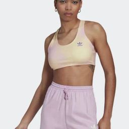 Adidas Originals Purple & Beige Printed Sports Bra-picture-34