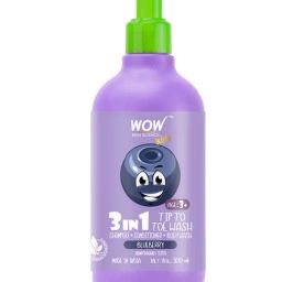 Wow Skin Science Kids 3 in 1 Tip to Toe Wash (Blueberry) - 300 ml-74